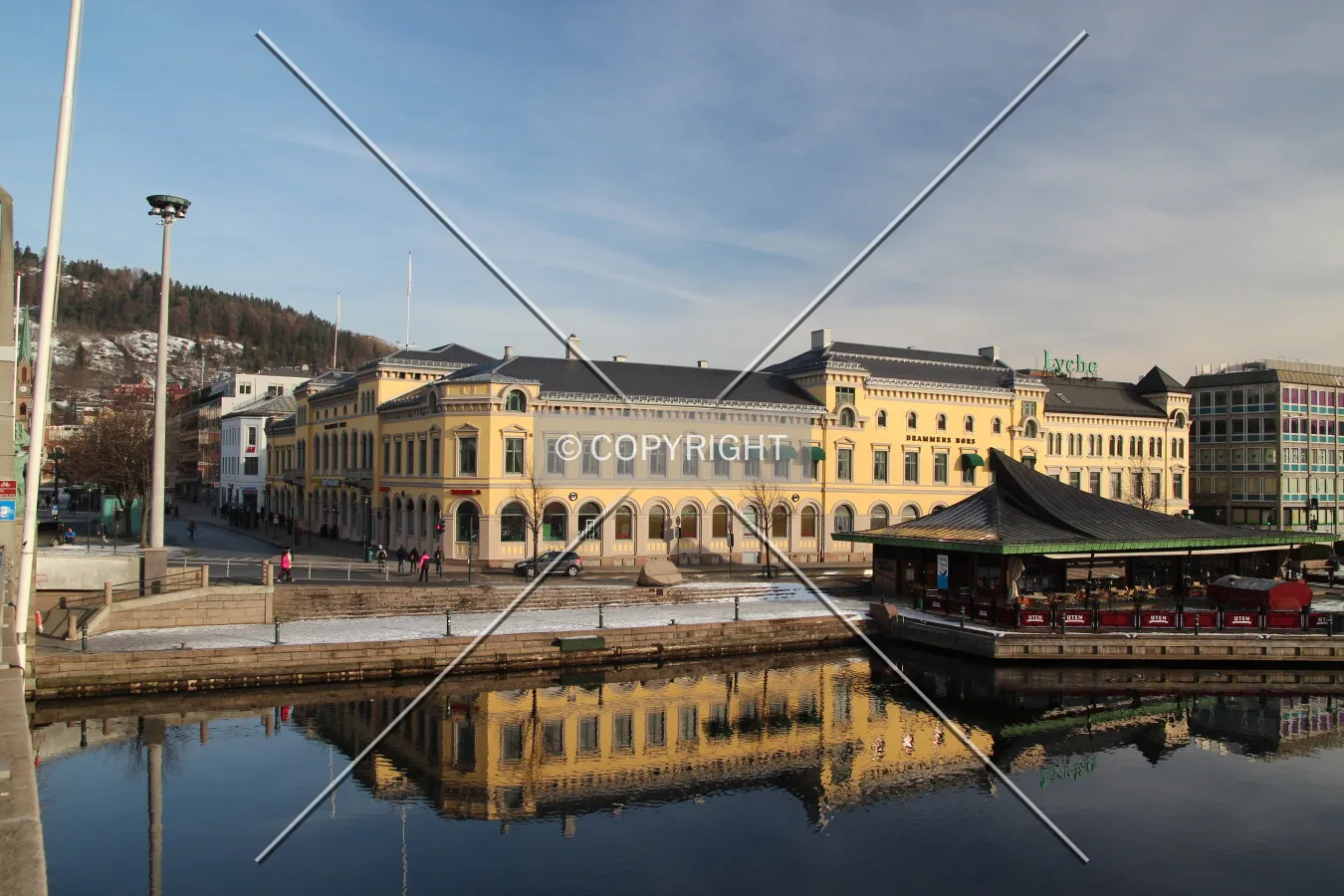View from the southwest
