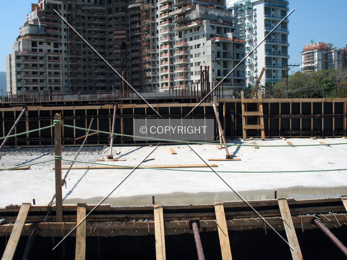 Construction reach ground level