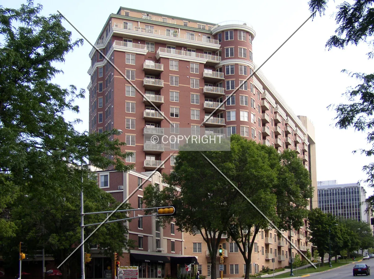 Looking west from Washington Avenue