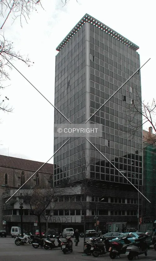 North facade of the building