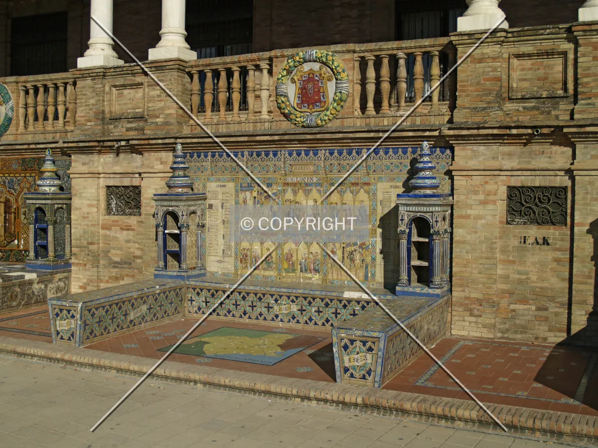 Detail of the courtyard
