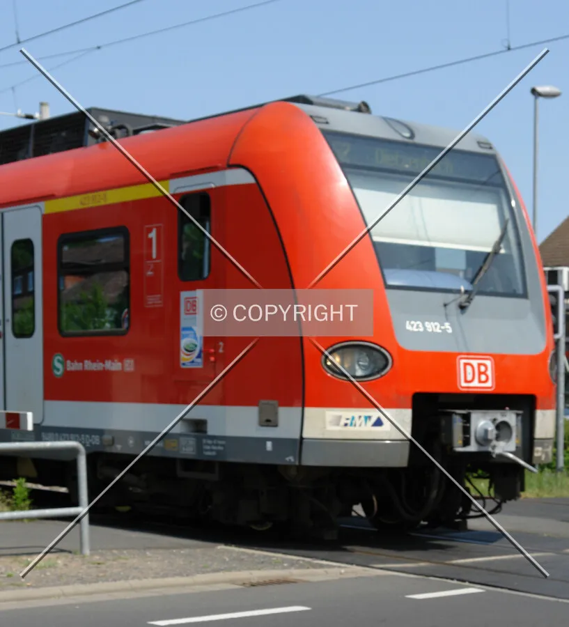 A red metro train (S2)