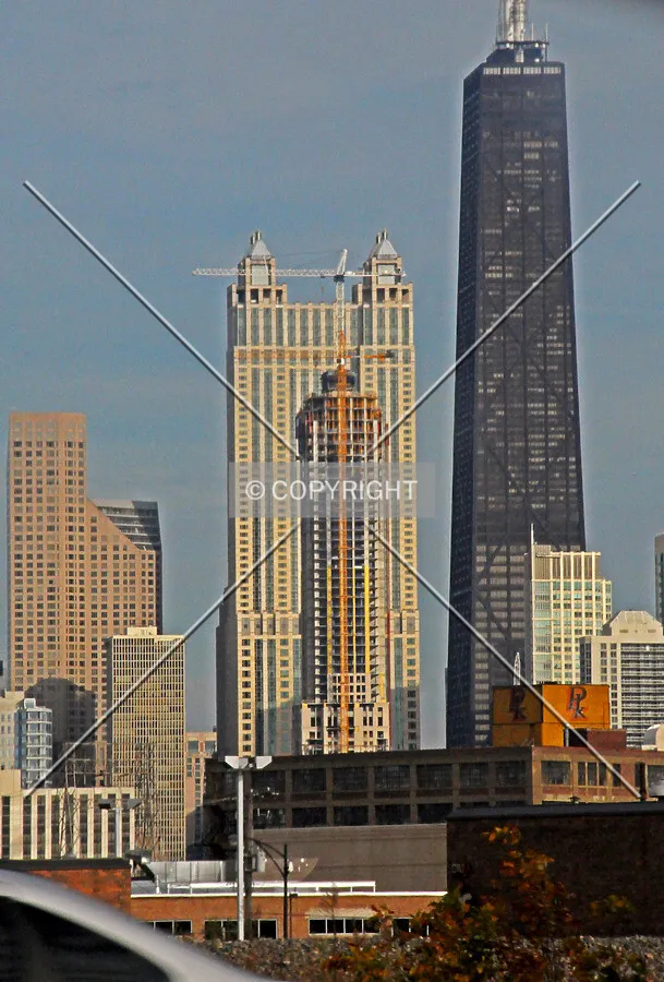 Looking east from the Kennedy Expressway