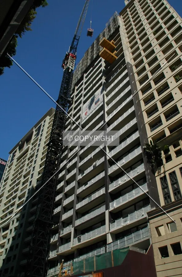 The building's eastside