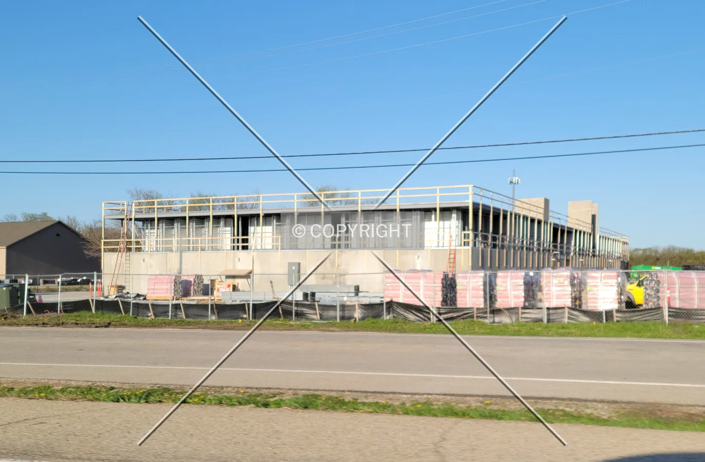 From the southwest; April 9, 2021