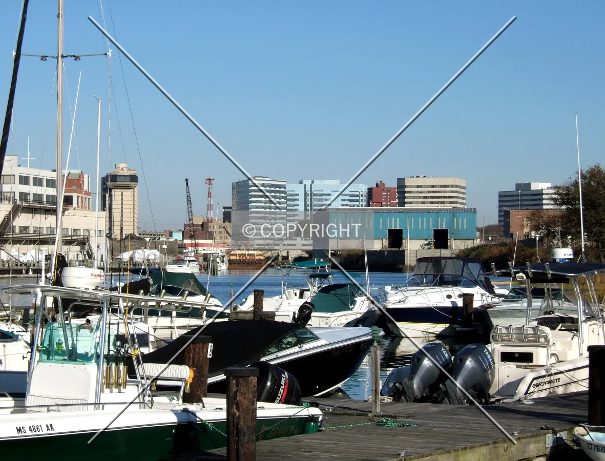 Downtown from the southeast