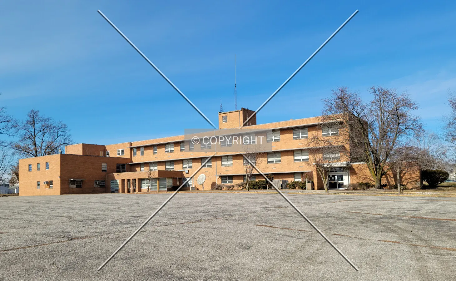 From the southeast; February 6, 2021