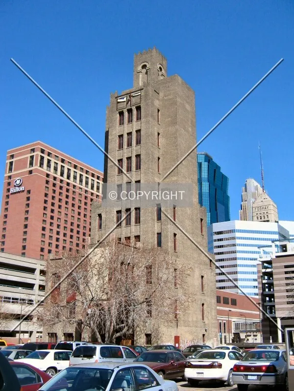 View to the north from 12th Street South, before renovation
