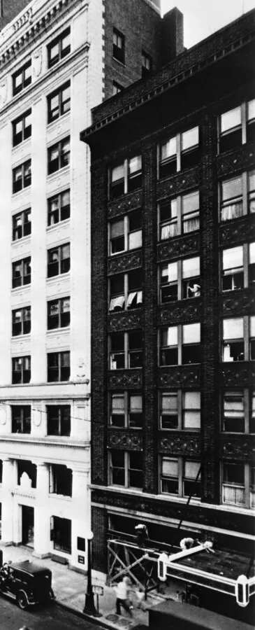 Vintage view from the northwest