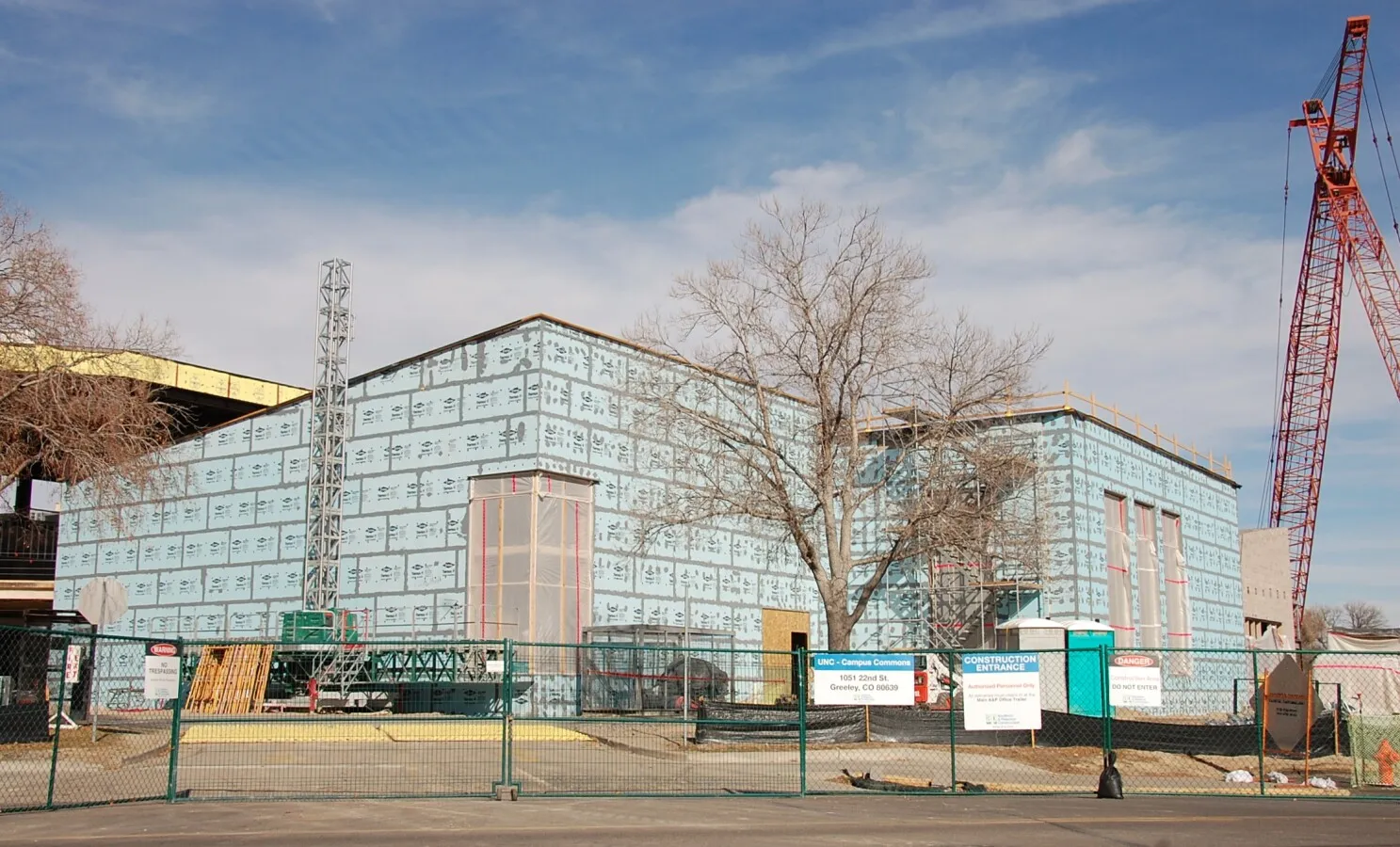 View from the south