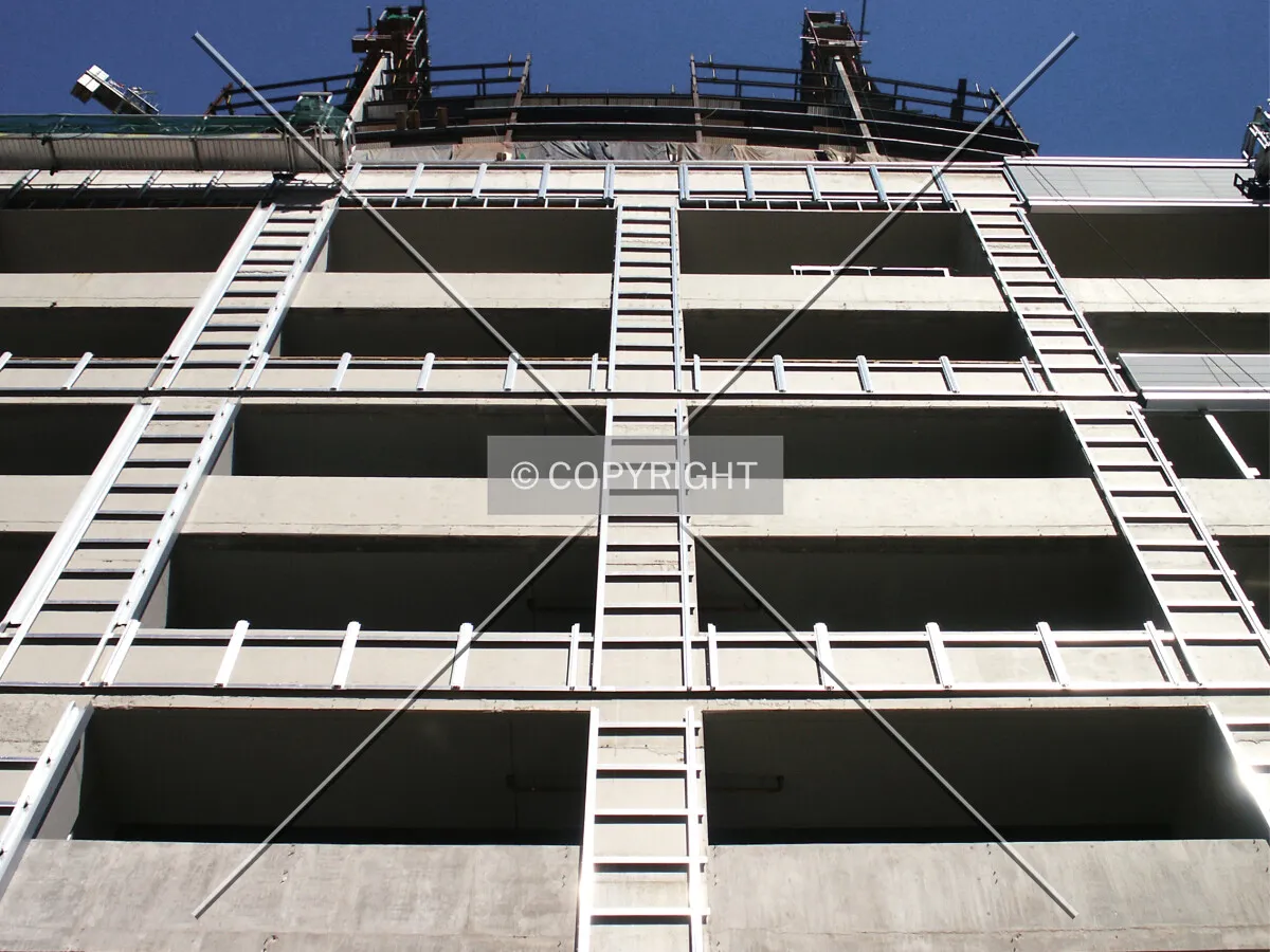 Looking up the south side