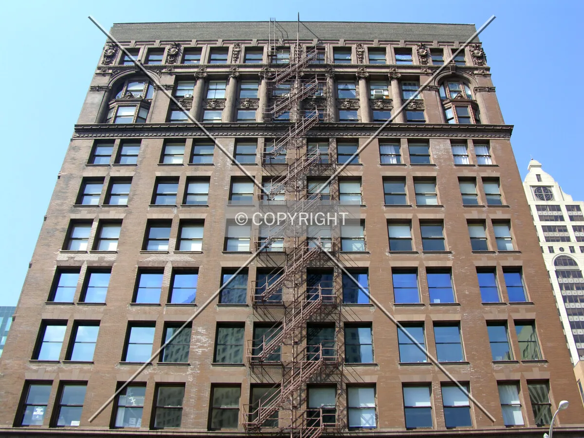 Looking up the eastern side from across North Broadway