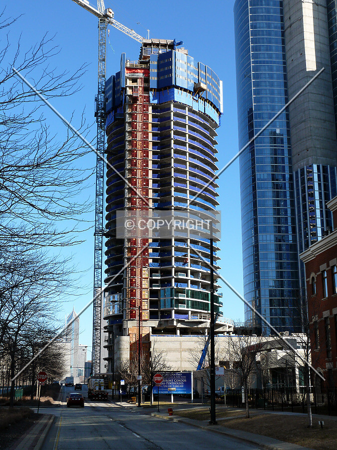 View to the south down Indiana Avenue