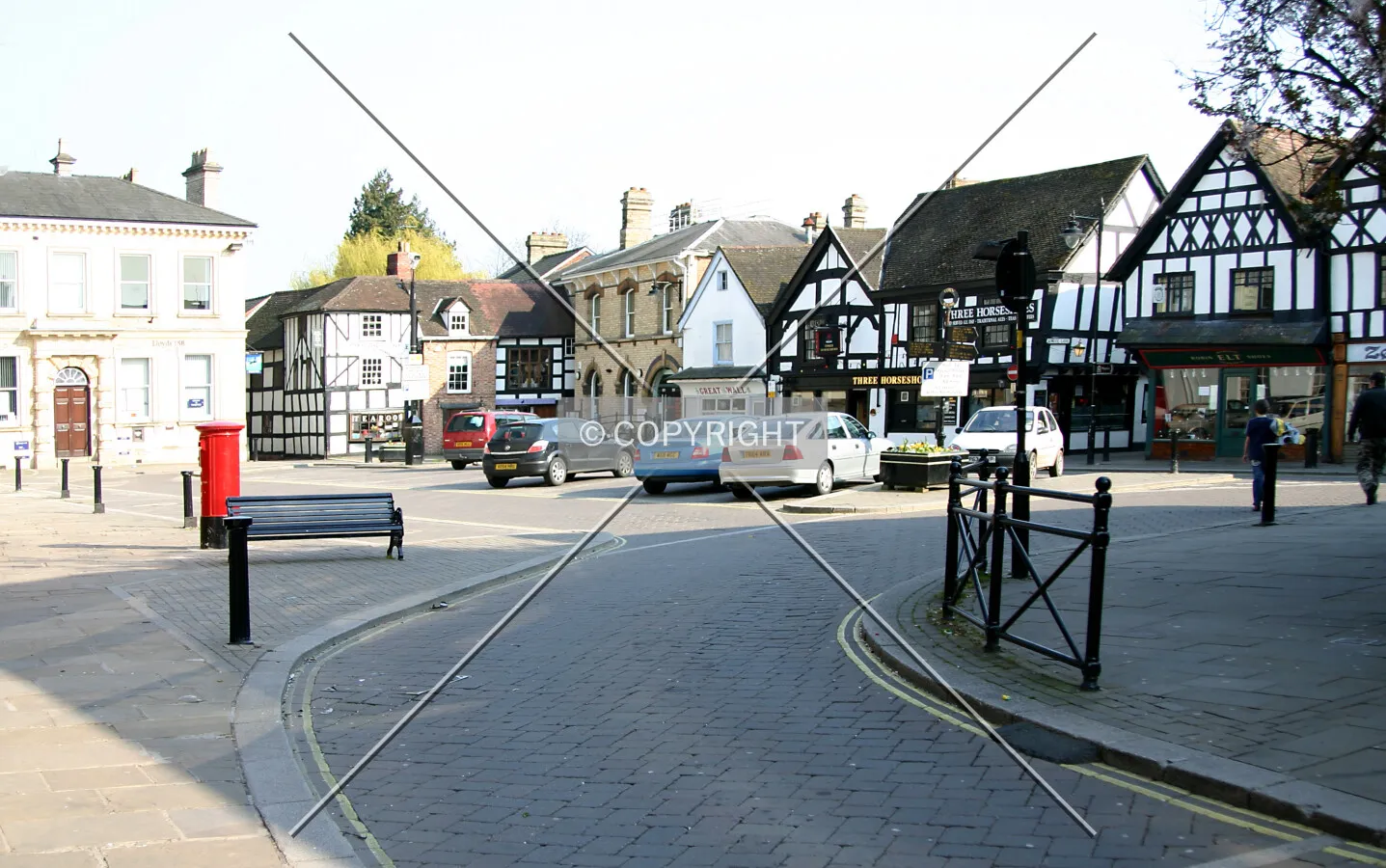View across Corn Square