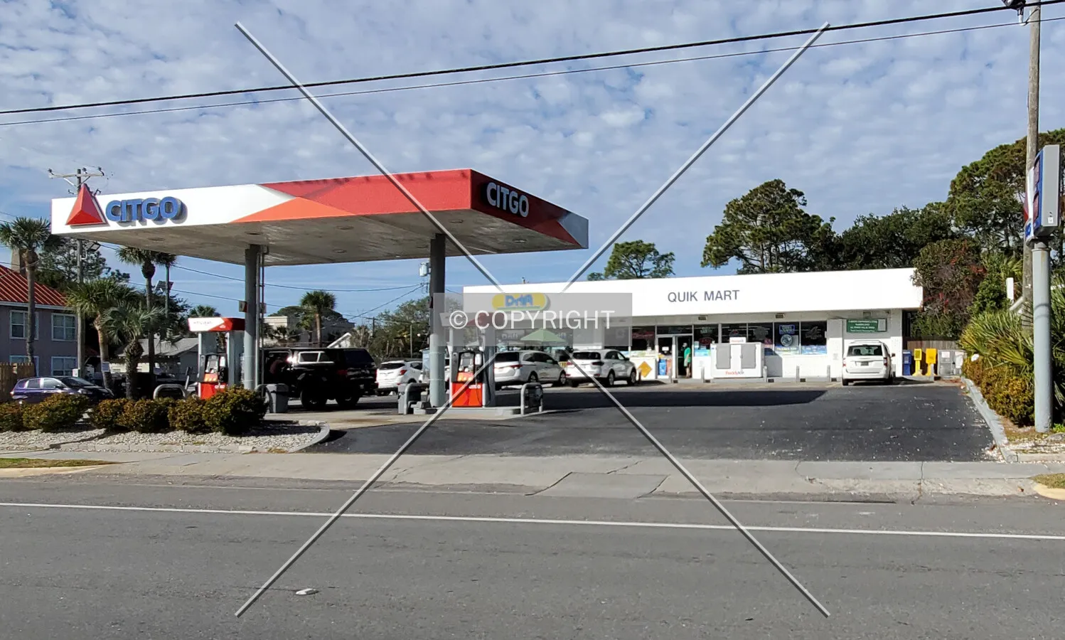 From the southeast; January 1, 2021