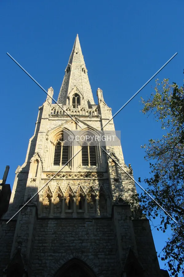 View from the base of the spire