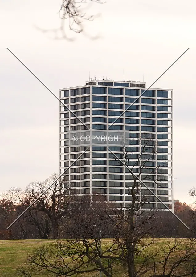 Distant view to the southwest