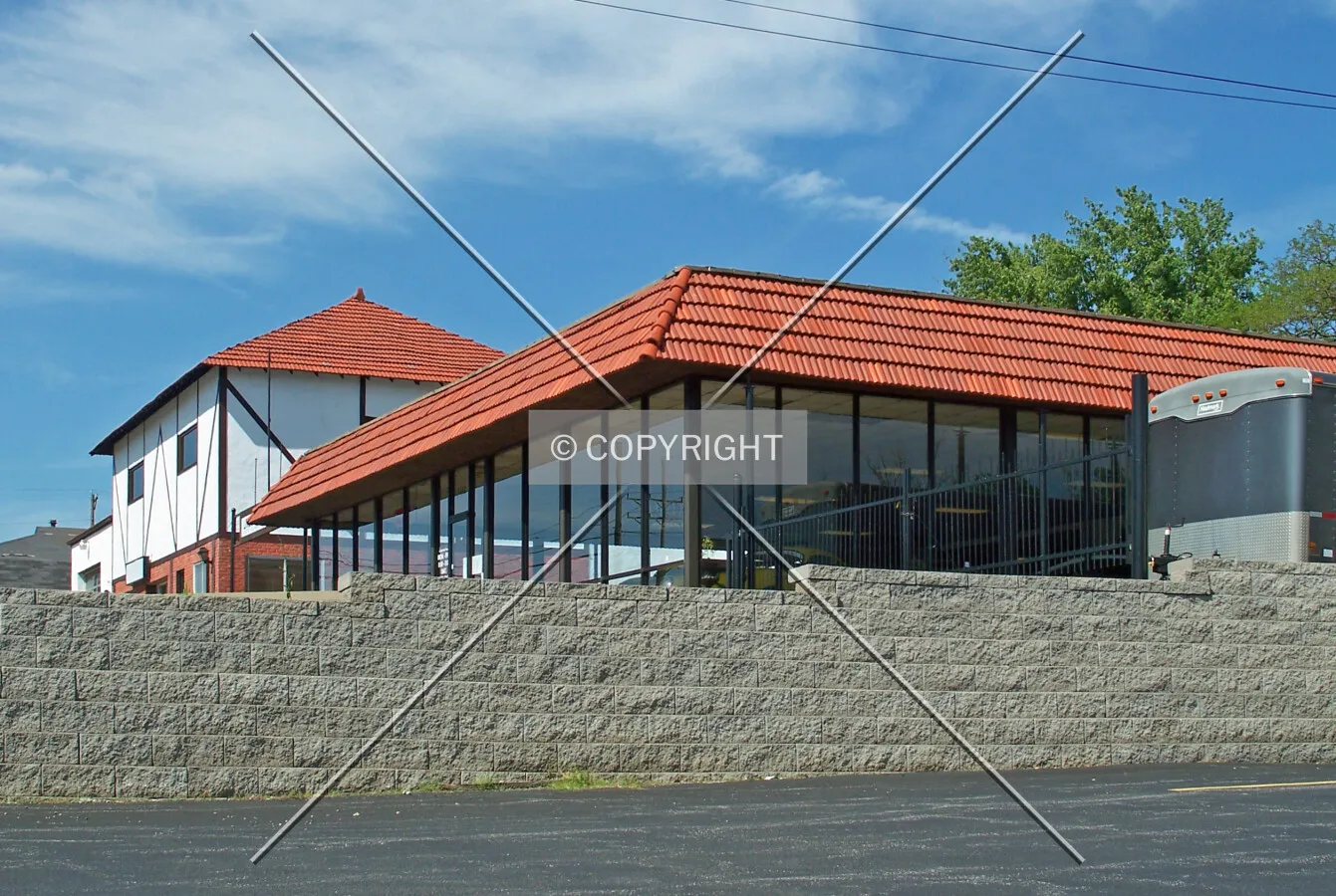 View from the southwest