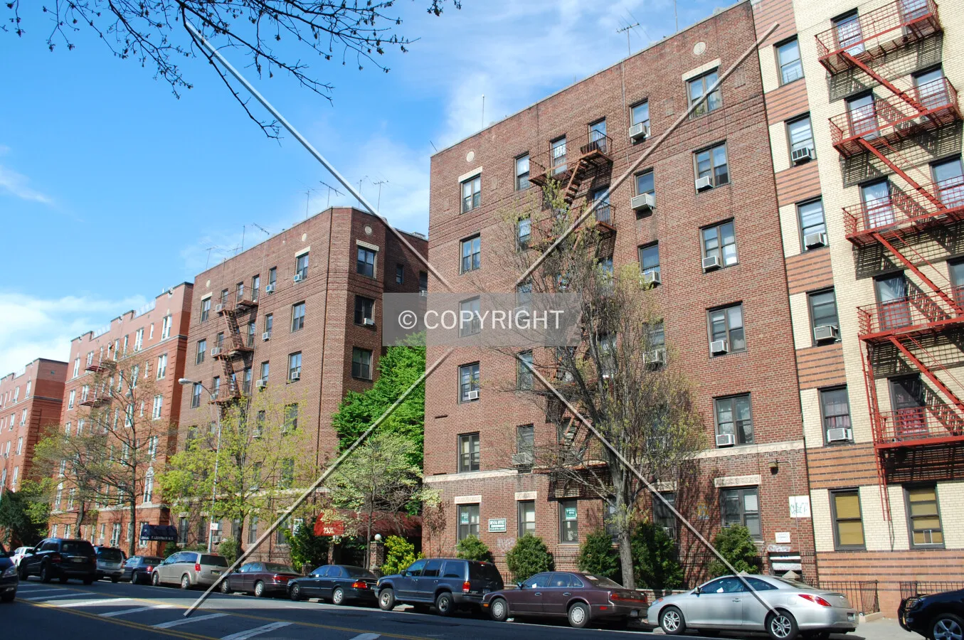 View along Ocean Avenue