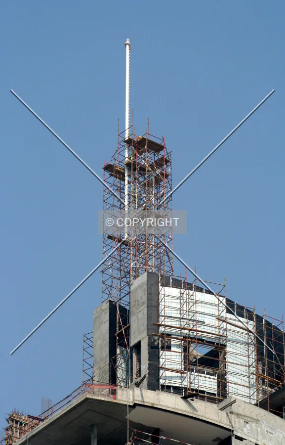 View of the mast