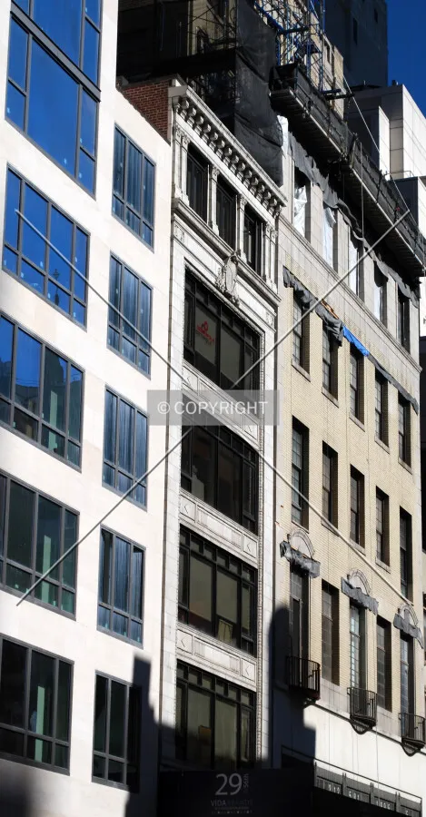 View eastward along West 56th Street