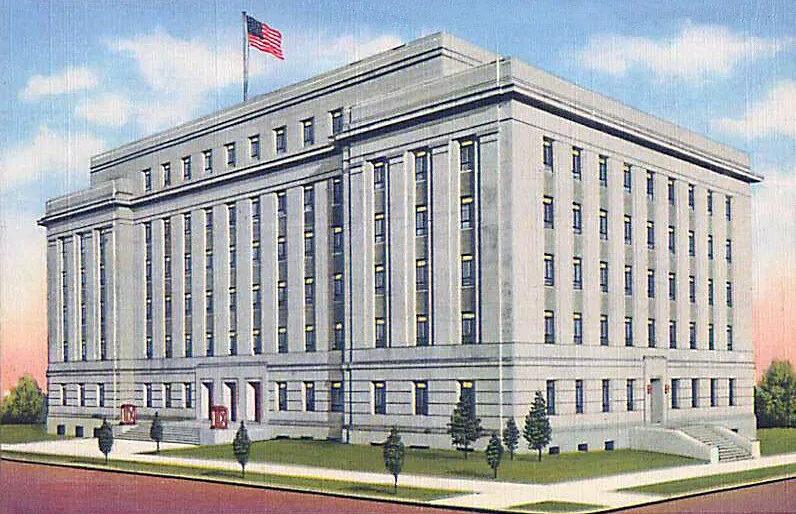 Vintage view from the northwest