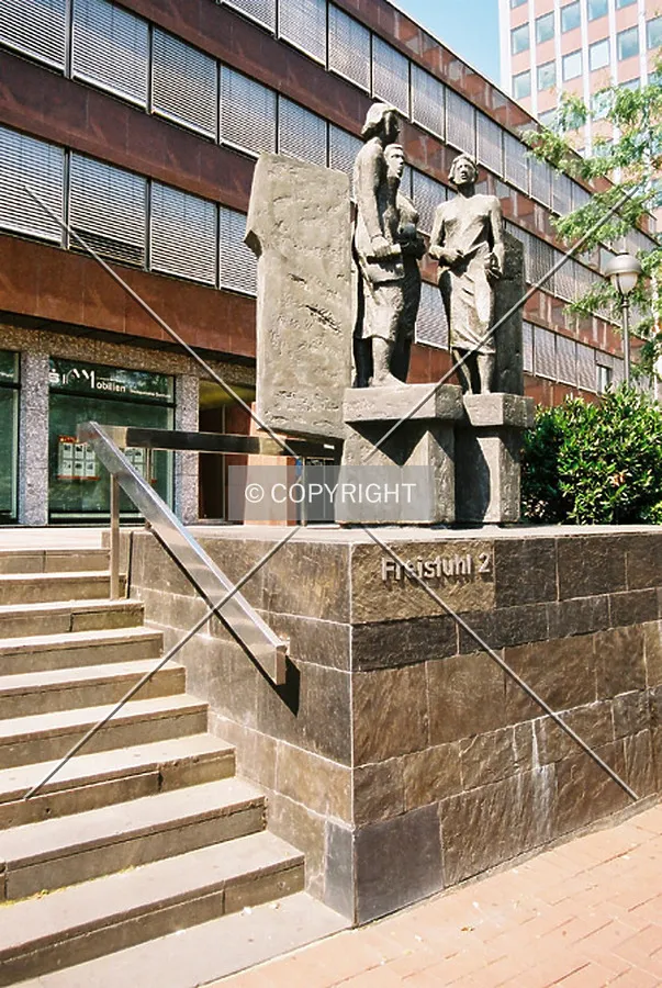 Statue at the site entrance
