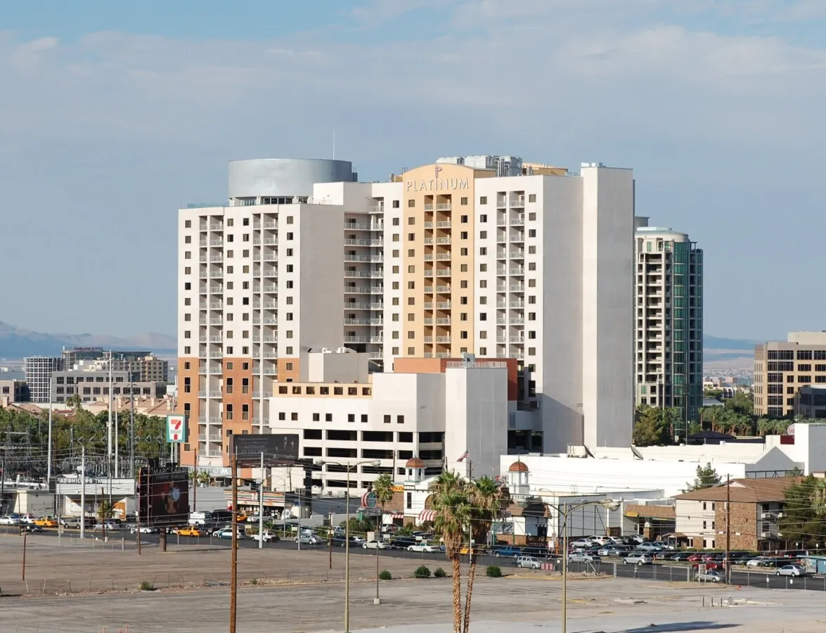 Distant view from the southwest