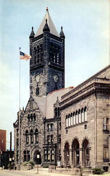 Vintage view from the southeast
