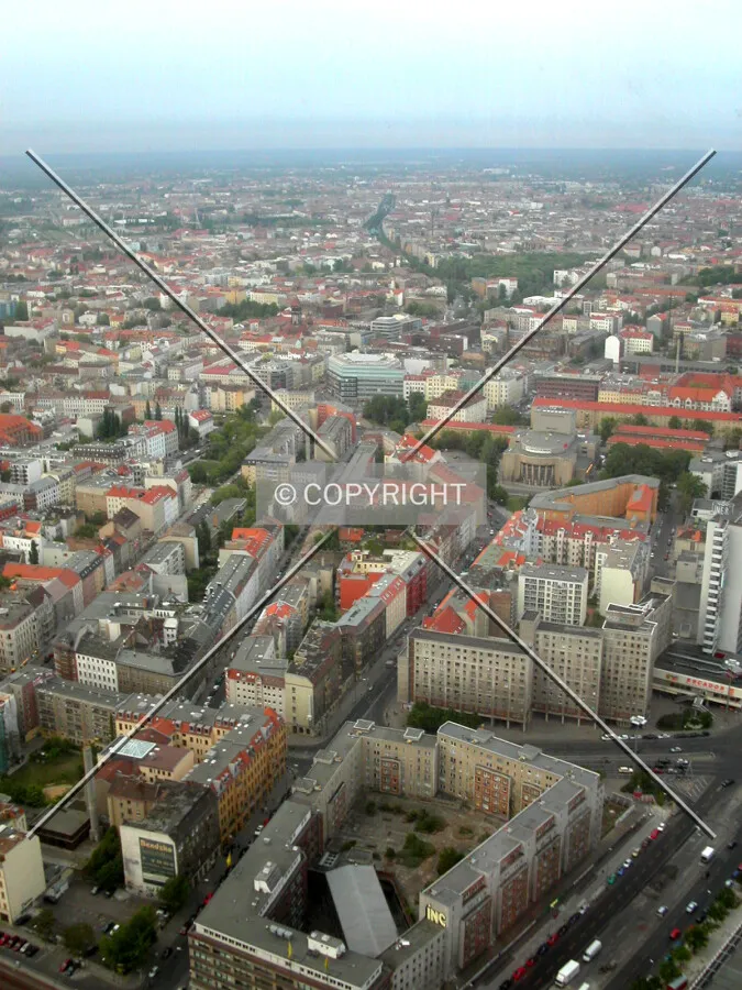 Looking northeast from the Fernseheturm