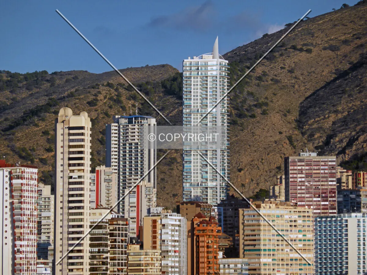 Torre Lugano is the tallest building in this picture (center, background)