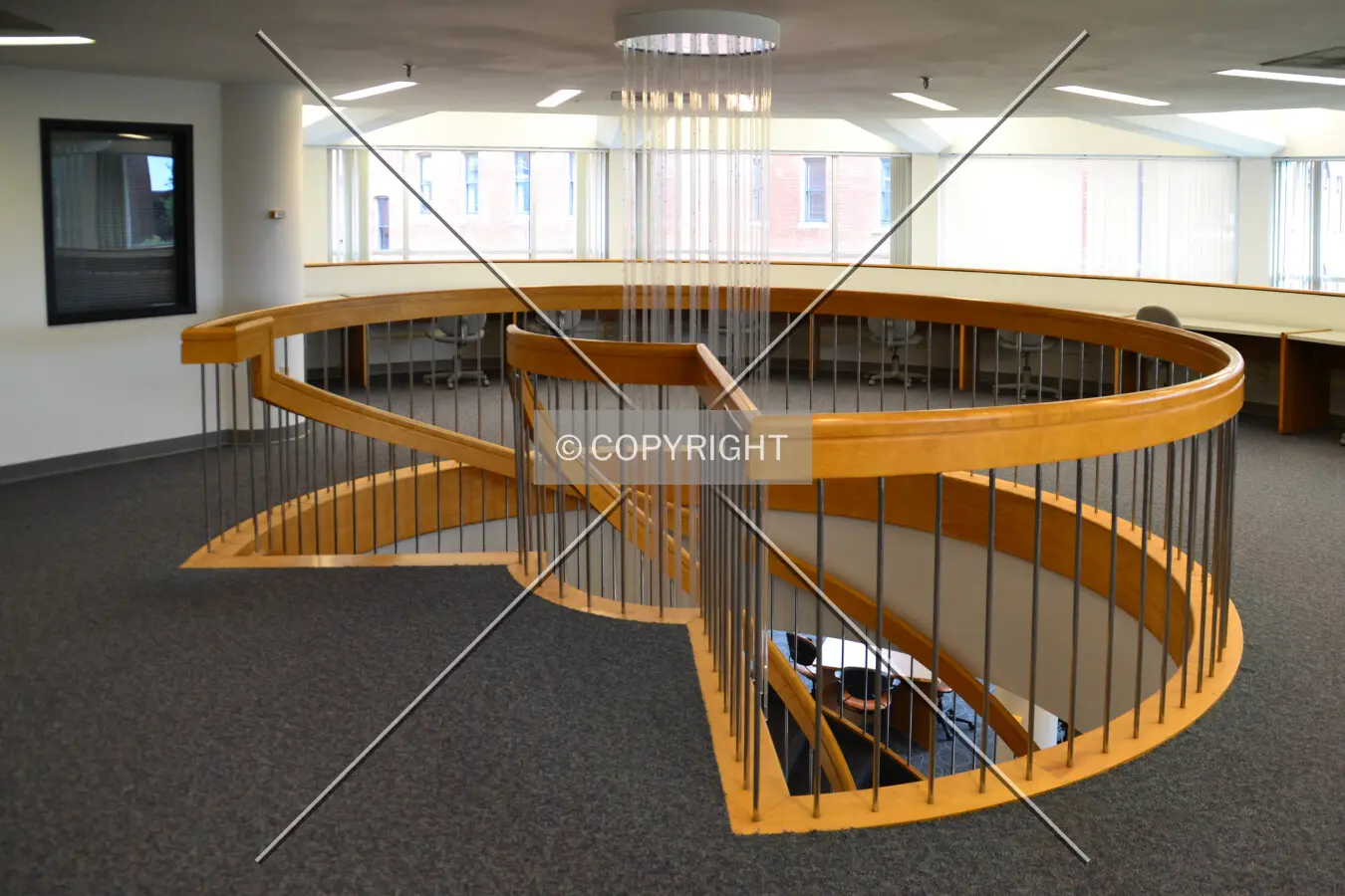 Stairway on the 3rd floor