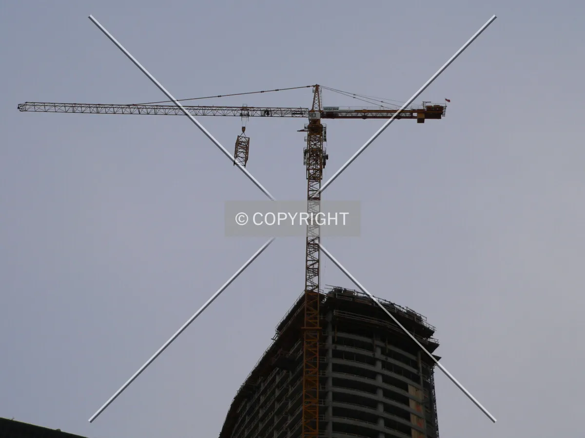 Adding a section to the tower crane