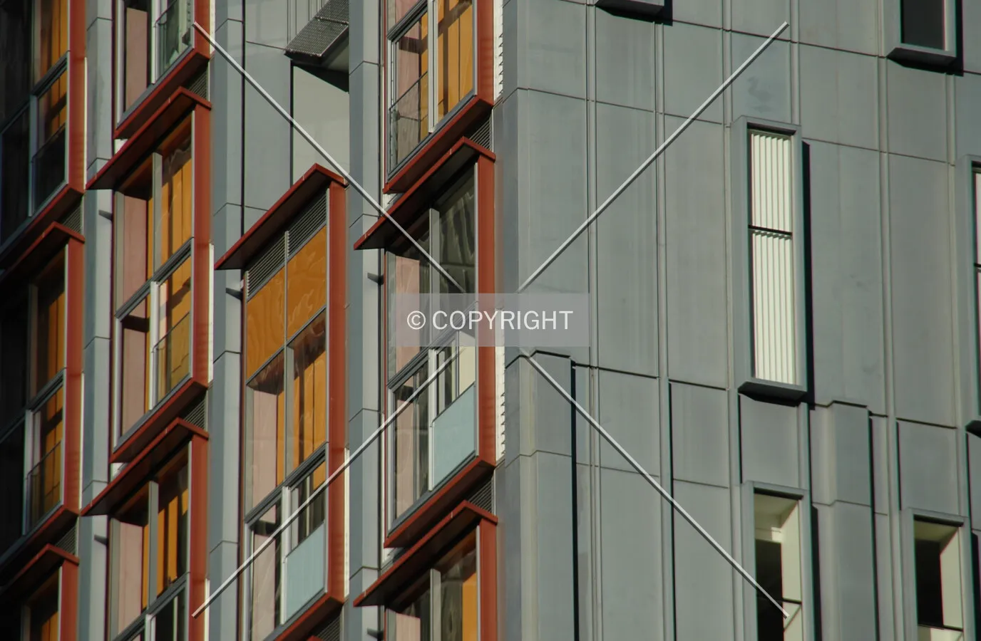 Detail of the northwest corner