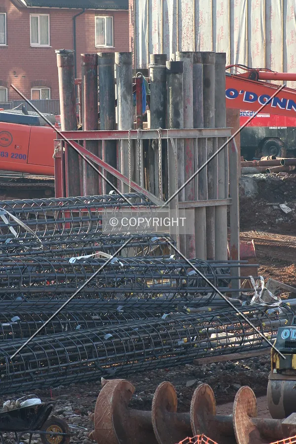 View of the construction equipment
