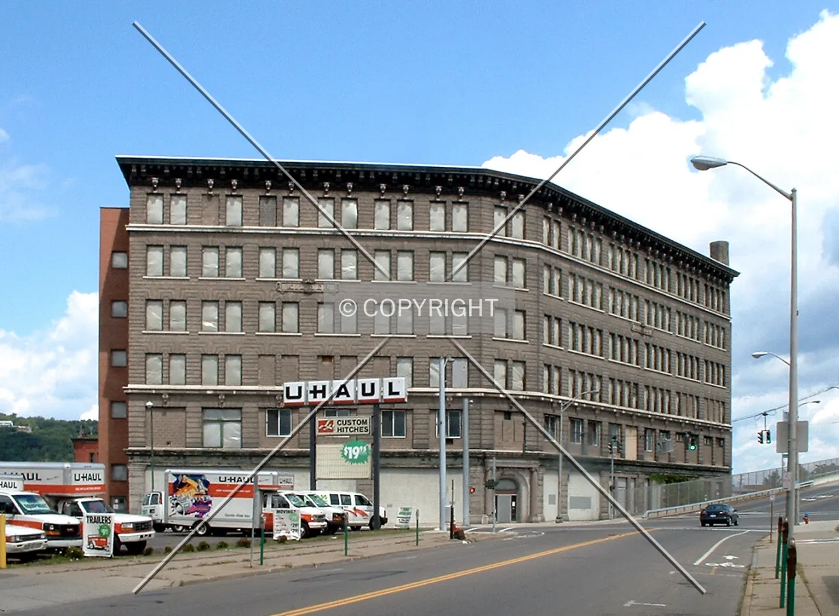 View from the south across Chenango Street