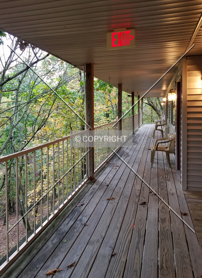 View off the rear balcony; October 20, 2016