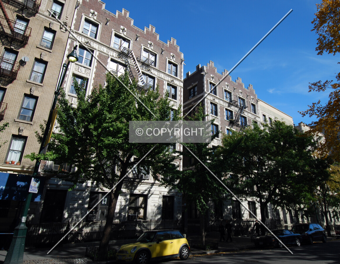 Looking up from West 110th