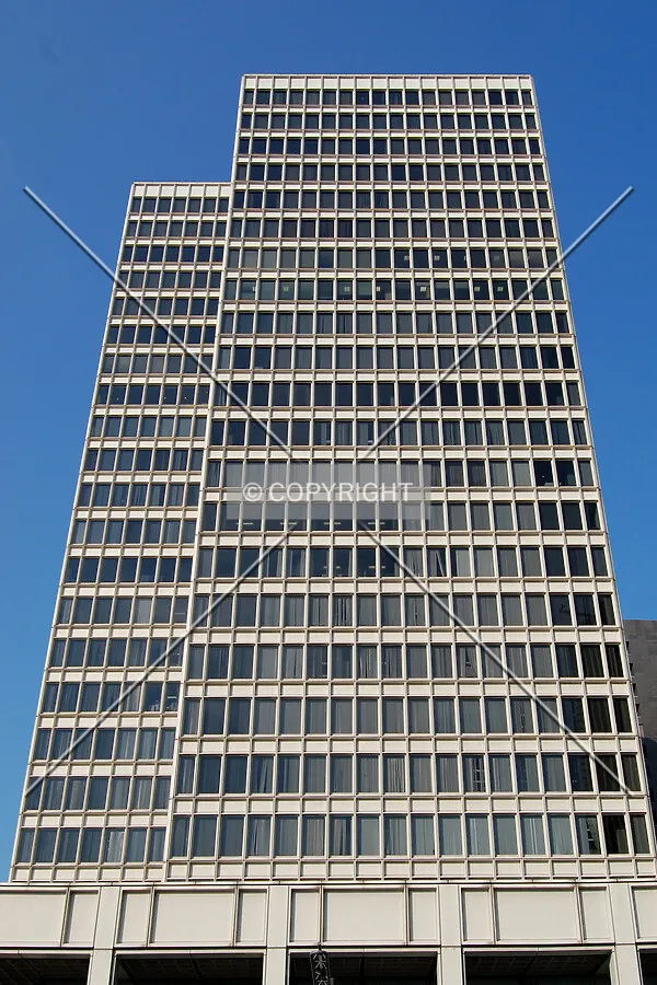 Looking up from the south