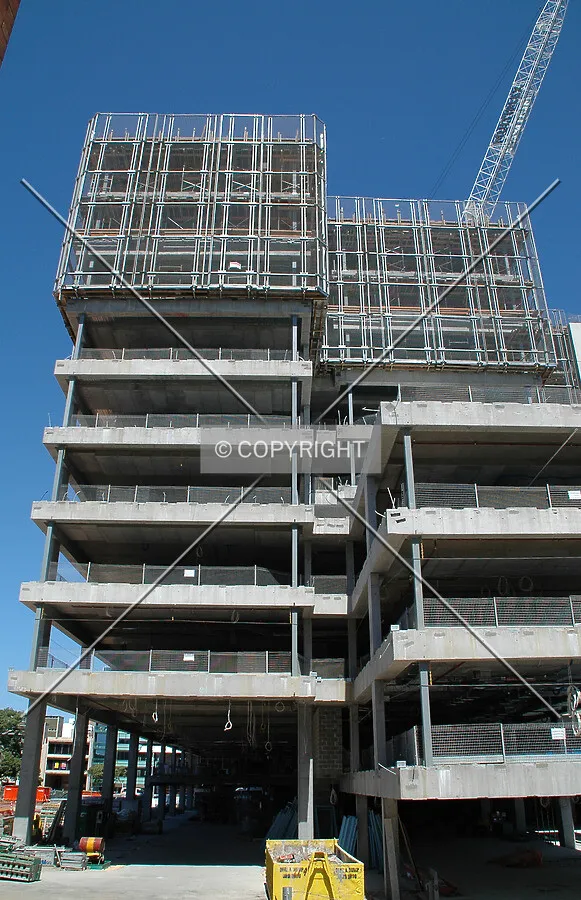 Looking up the north side