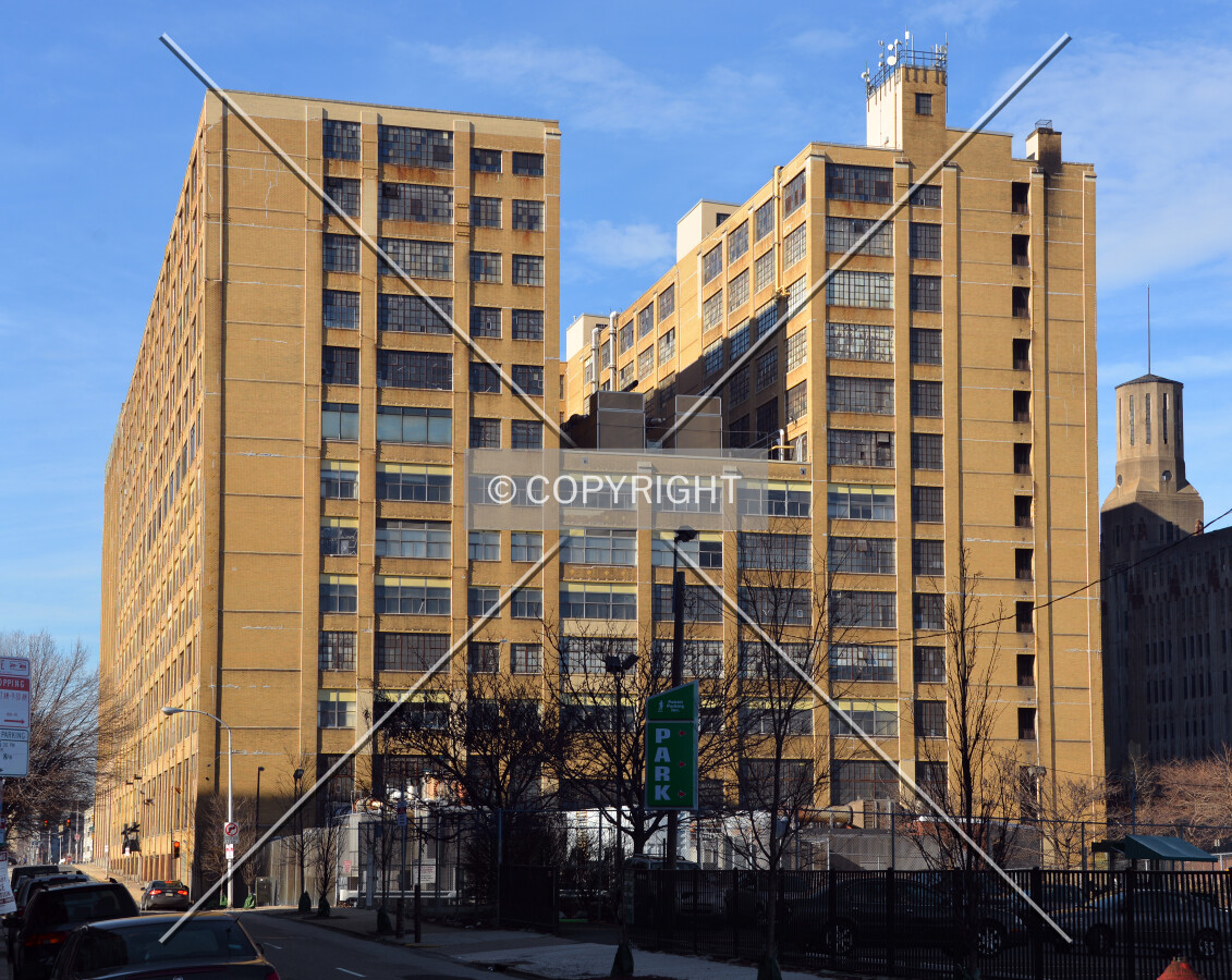 View from the southeast on Callowhill Street