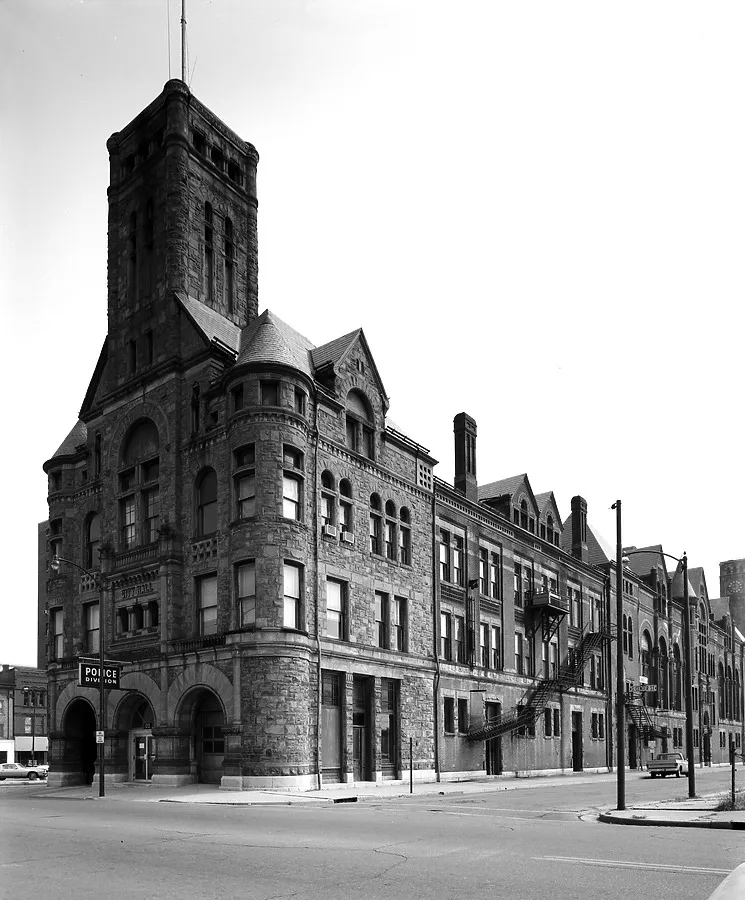 Vintage view from the southwest