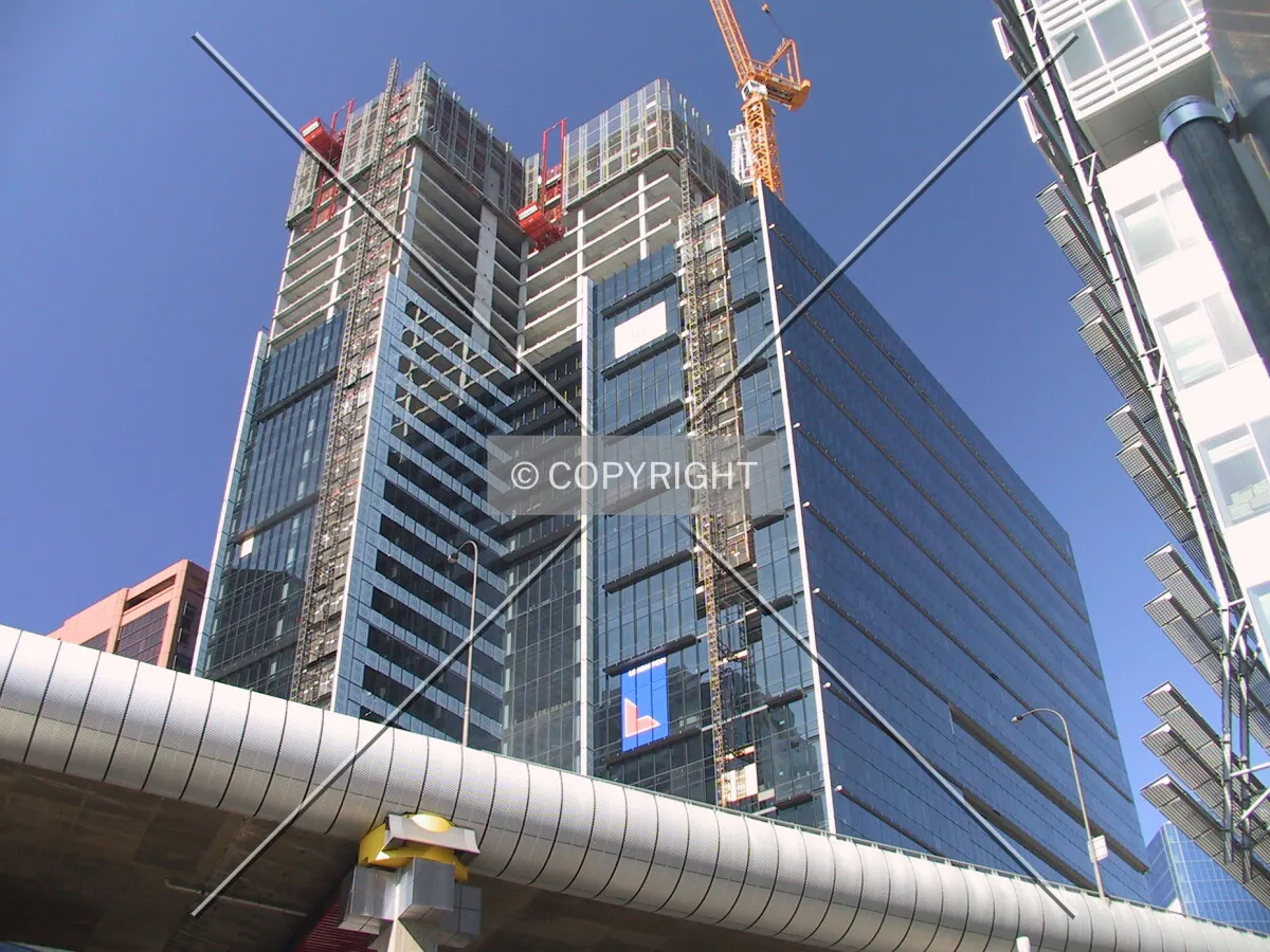 View from corner of Sussex and Shelley Street