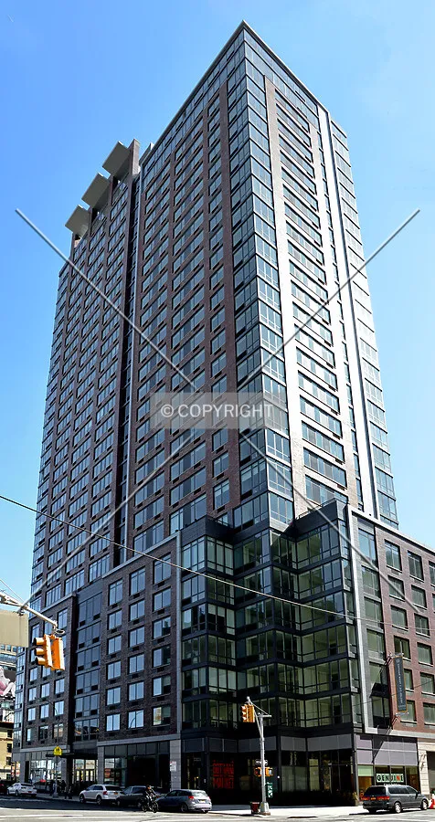View from the southwest at 11th Avenue and 44th Street