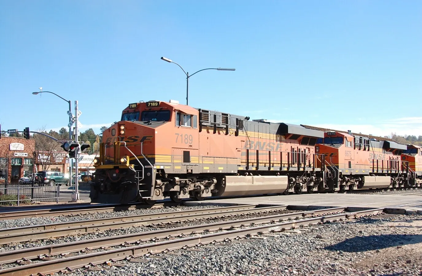 Westbound train