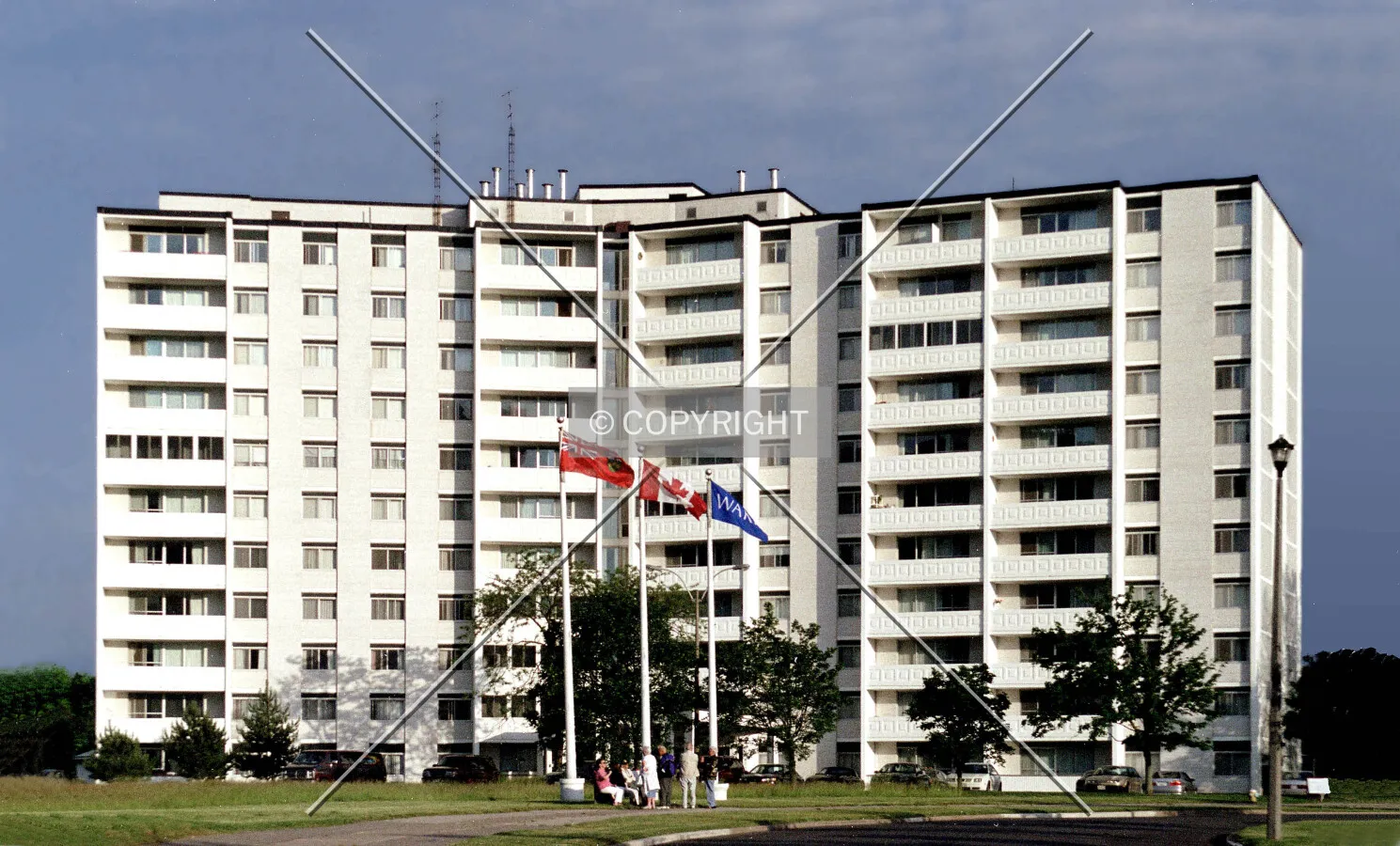 View from the north