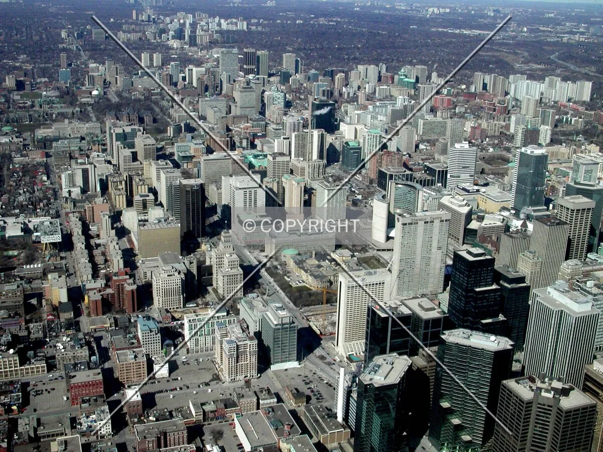 View from the skypod northwards