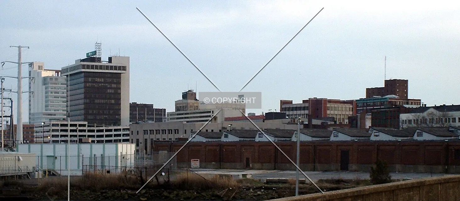 Skyline from the northeast