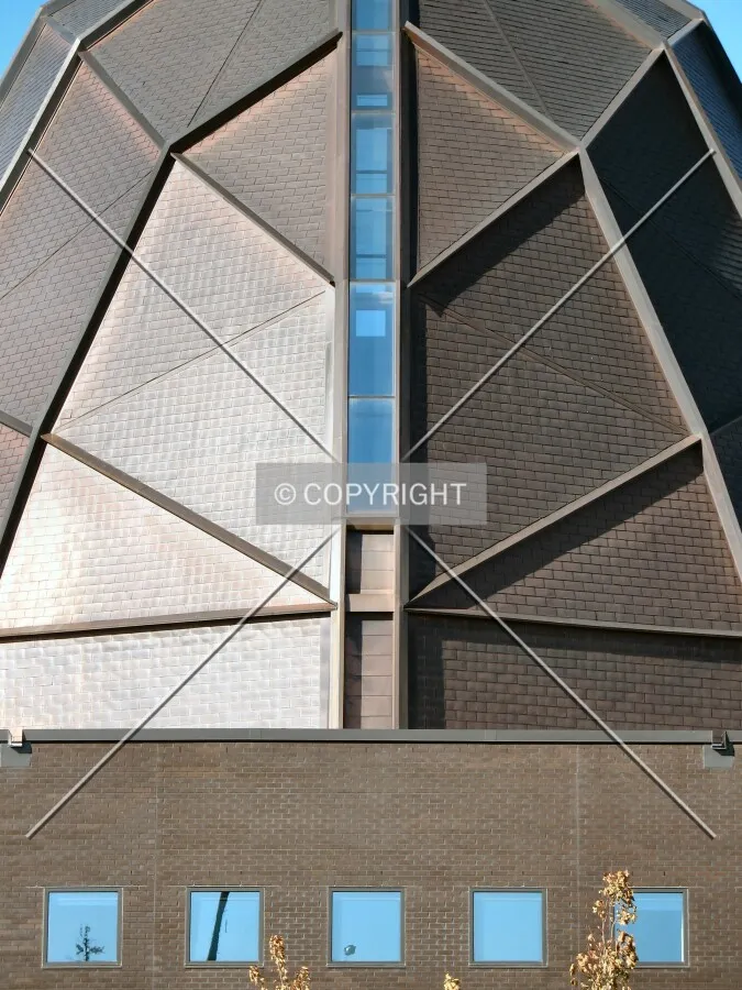 Roof detail from the southeast
