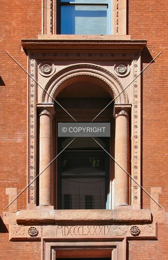 Window above 4th Street entrance